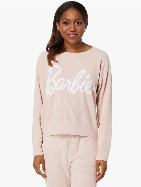 Barbie Sweaters - Barefoot Dreams CozyChic Barbie Pullover luxury loungewear coquette Size XL